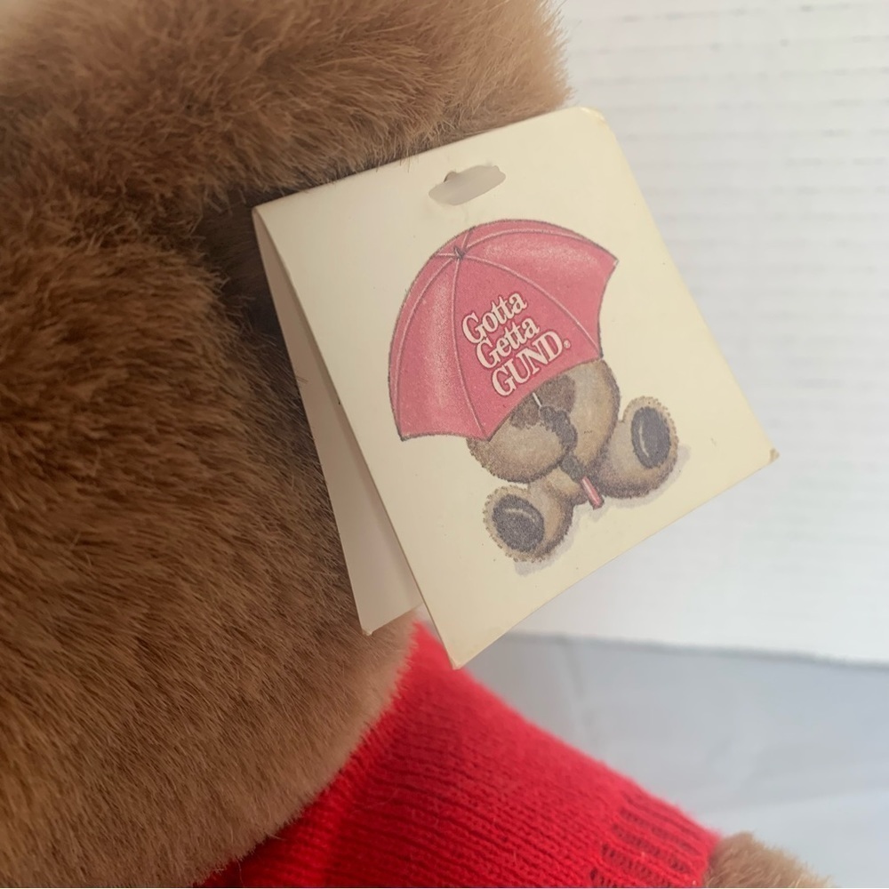 🧸 Vintage 1983 Gund Tender Teddy Plush Bear - 12” 🧸 - Picture 5 of 6
